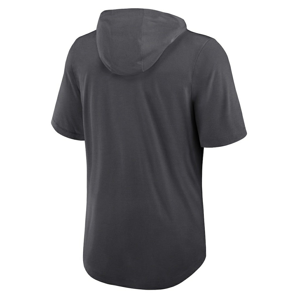 Chicago Bears Tri-Blend Performance Hoodie T-Shirt Anthracite - Nike