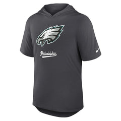 Philadelphia Eagles Tri-Blend Performance Hoodie T-Shirt Anthracite - Nike
