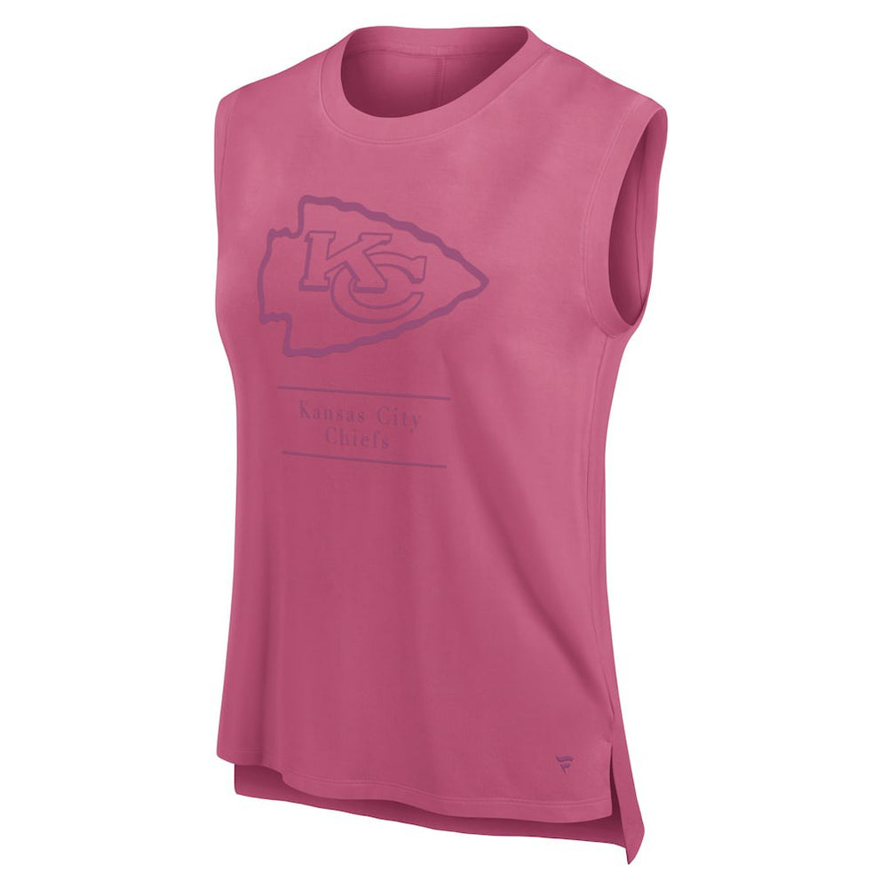 Kansas City Chiefs Women's Studio Embrace Tank Top Pink - Fanatics