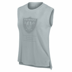 Las Vegas Raiders Women's Studio Embrace Tank Top Gray - Fanatics