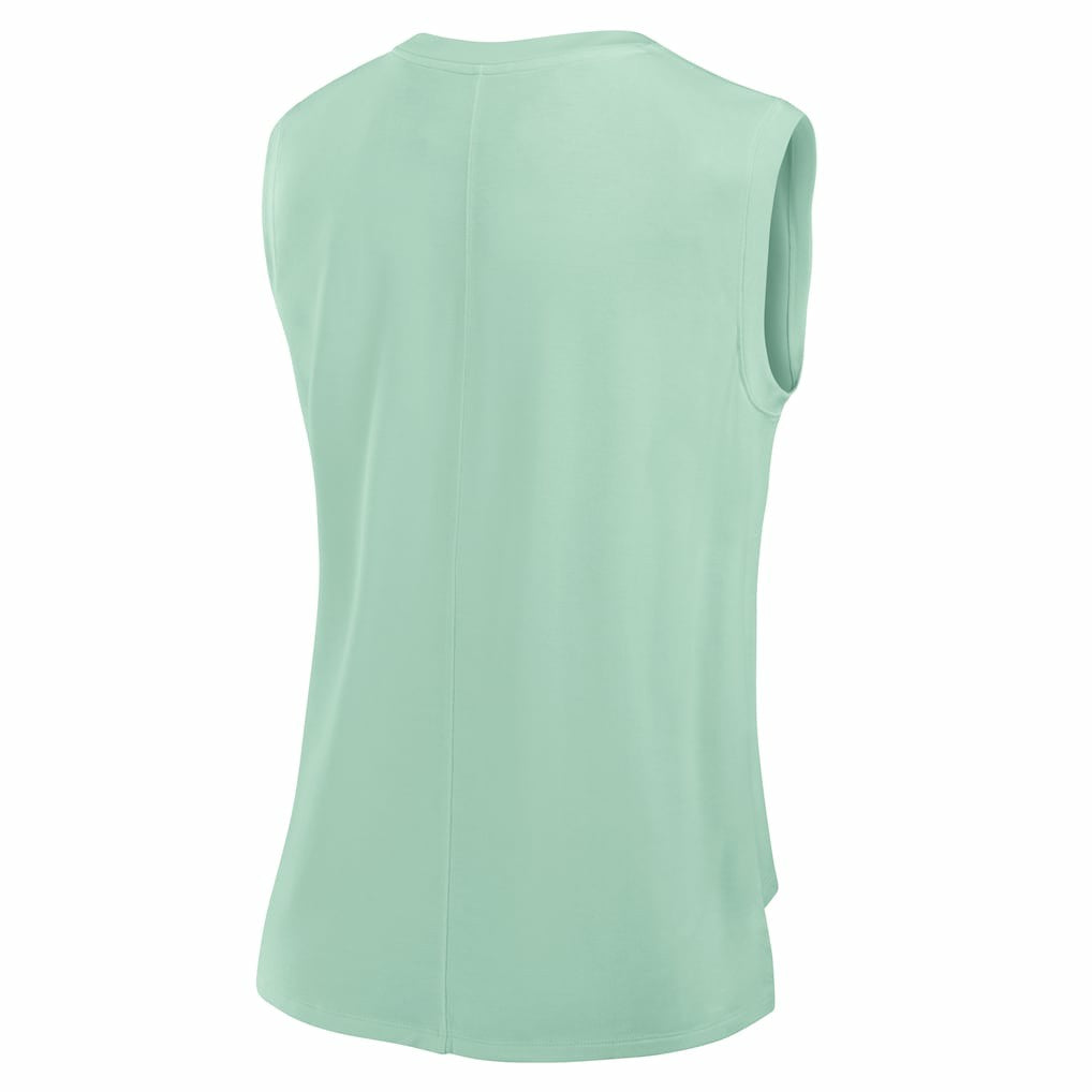Miami Dolphins Women's Studio Embrace Tank Top Mint - Fanatics