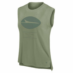 New York Jets Women's Studio Embrace Tank Top Olive - Fanatics