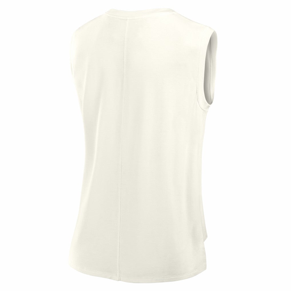 Pittsburgh Steelers Women's Studio Embrace Tank Top Cream - Fanatics
