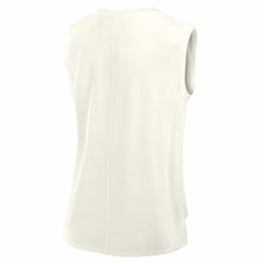 Pittsburgh Steelers Women's Studio Embrace Tank Top Cream - Fanatics