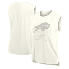 Buffalo Bills Women's Studio Embrace Tank Top Cream - Fanatics