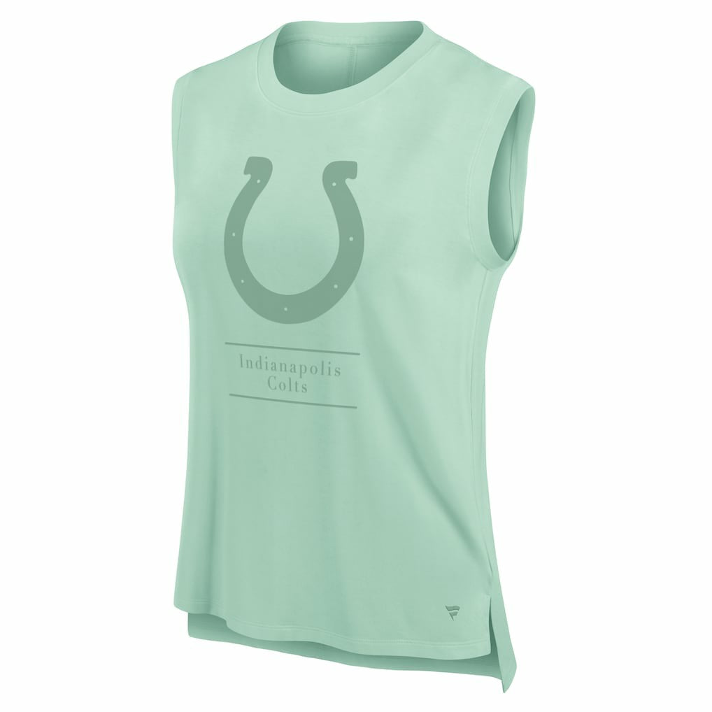 Indianapolis Colts Women's Studio Embrace Tank Top Mint - Fanatics