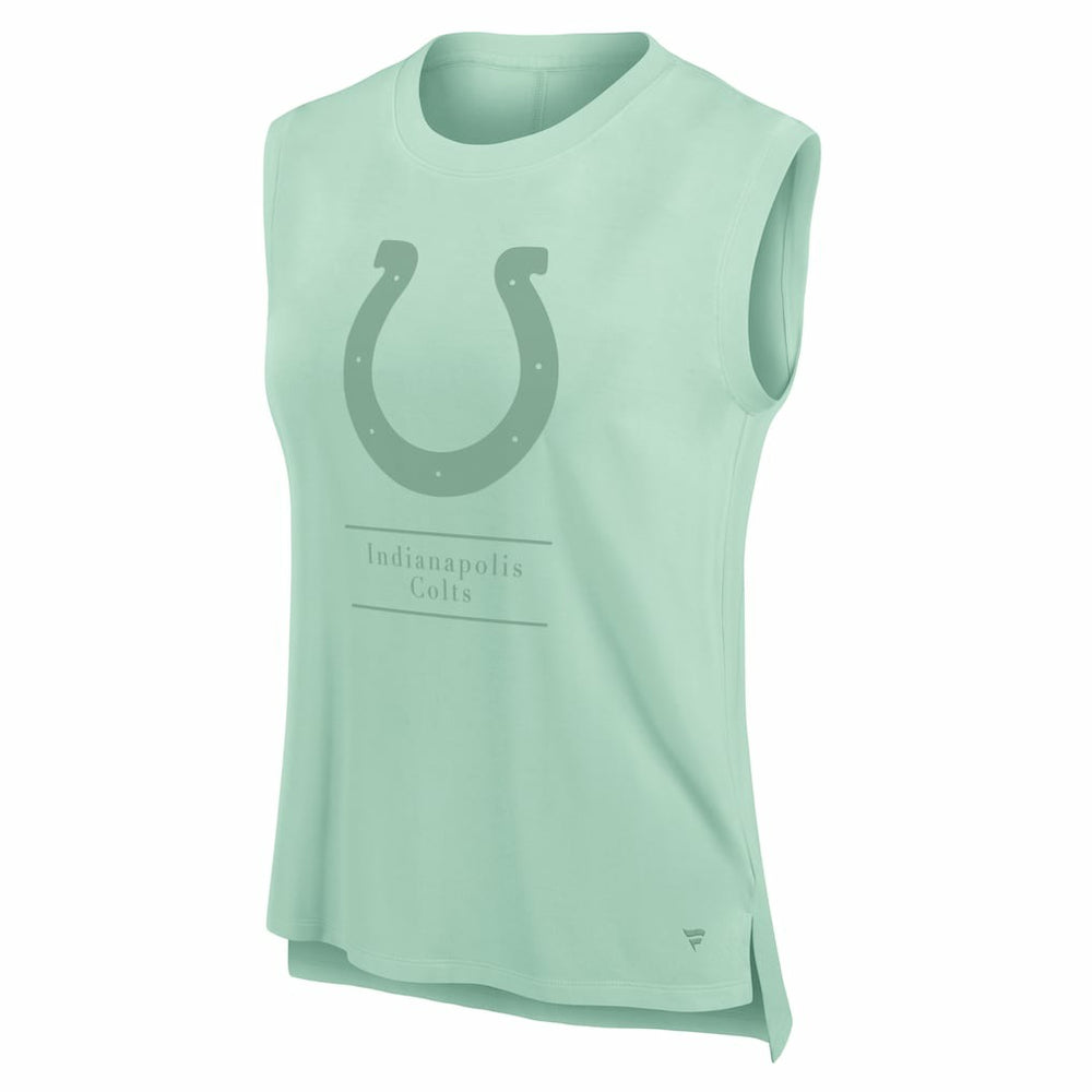 Indianapolis Colts Women's Studio Embrace Tank Top Mint - Fanatics