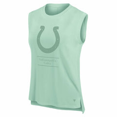 Indianapolis Colts Women's Studio Embrace Tank Top Mint - Fanatics