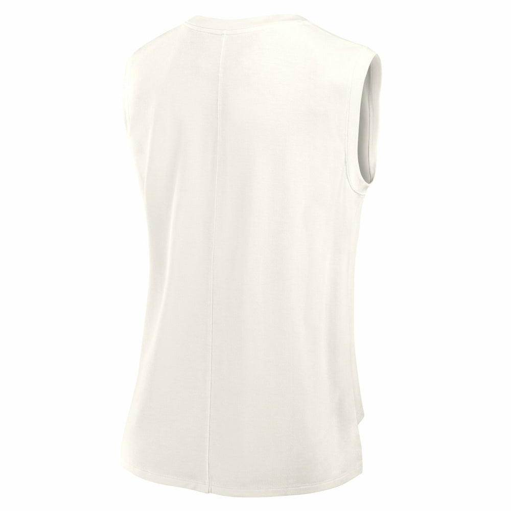 Dallas Cowboys Women's Studio Embrace Tank Top Cream - Fanatics