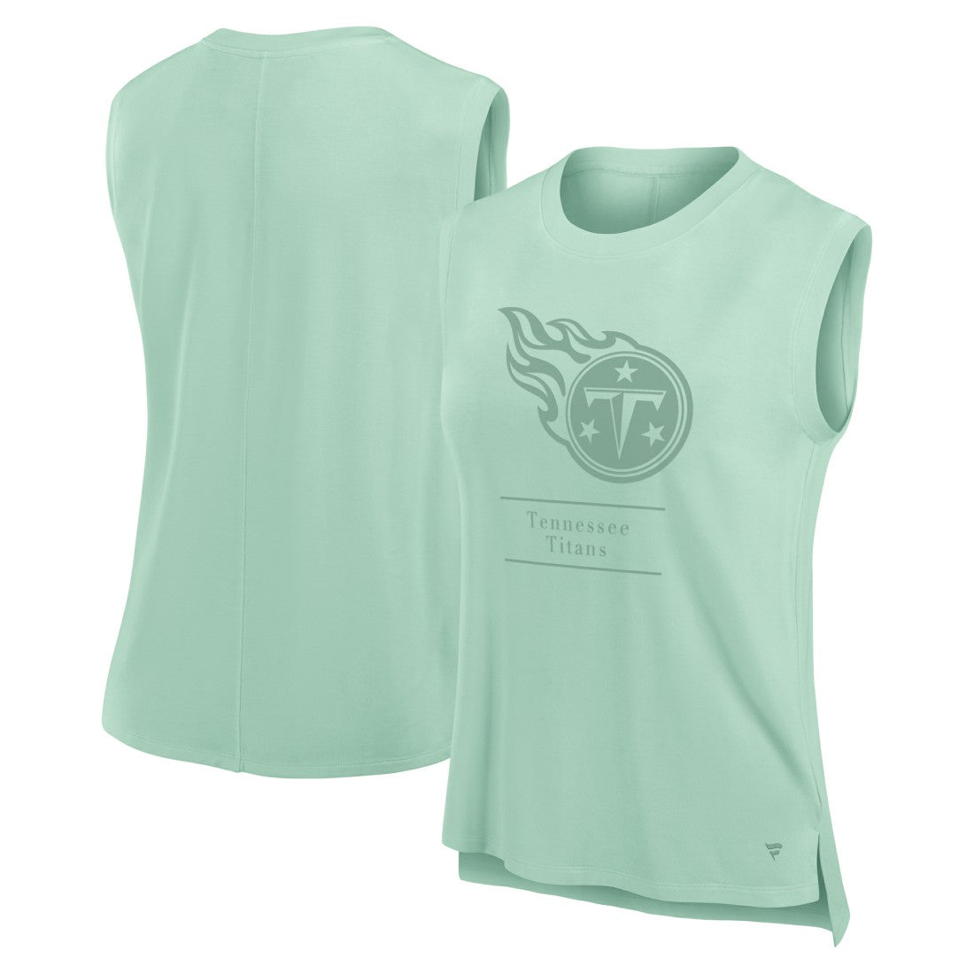 Tennessee Titans Women's Studio Embrace Tank Top Mint - Fanatics