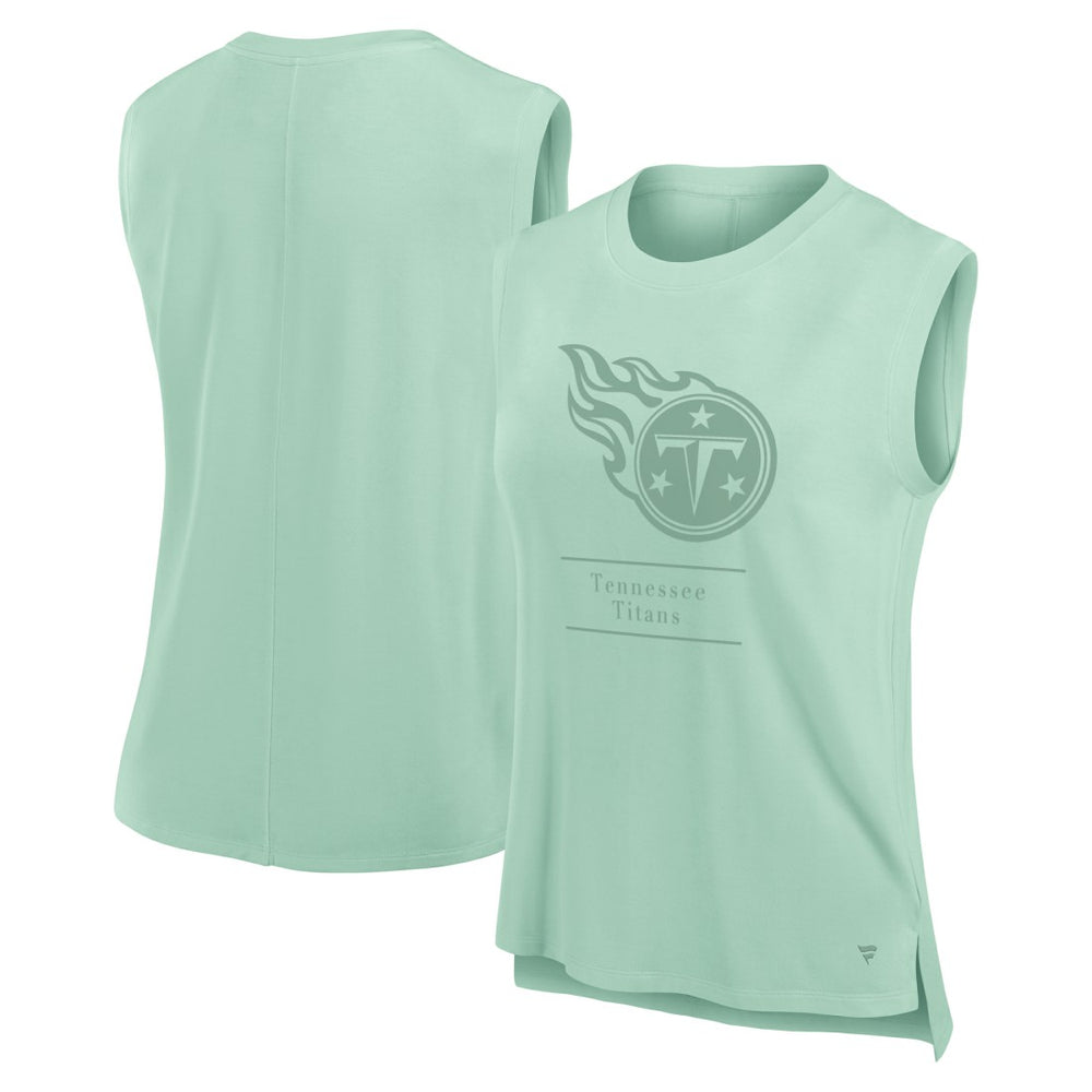 Tennessee Titans Women's Studio Embrace Tank Top Mint - Fanatics