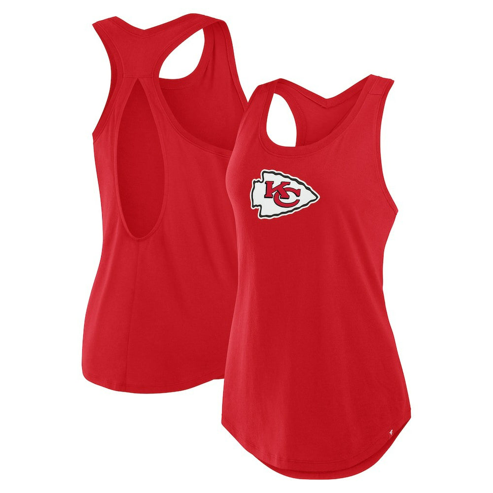 Kansas City Chiefs Women's Iron Fan Tank Top Red - Fanatics