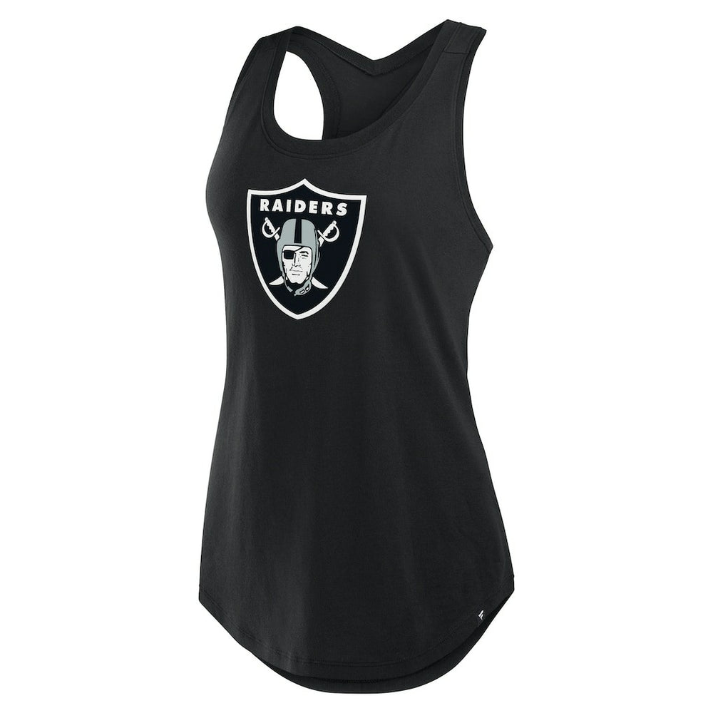 Las Vegas Raiders Women's Iron Fan Tank Top Black - Fanatics