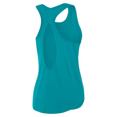Miami Dolphins Women's Iron Fan Tank Top Aqua - Fanatics