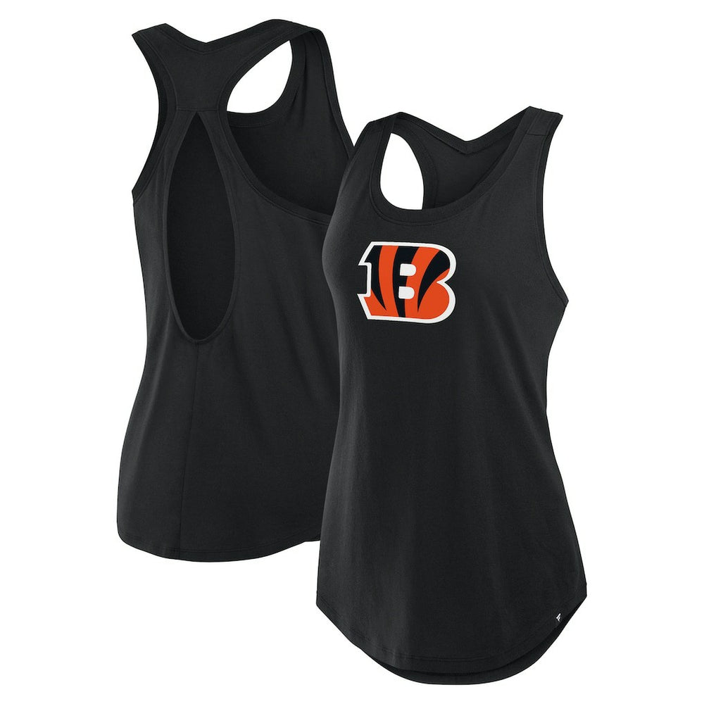 Cincinnati Bengals Women's Iron Fan Tank Top Black - Fanatics