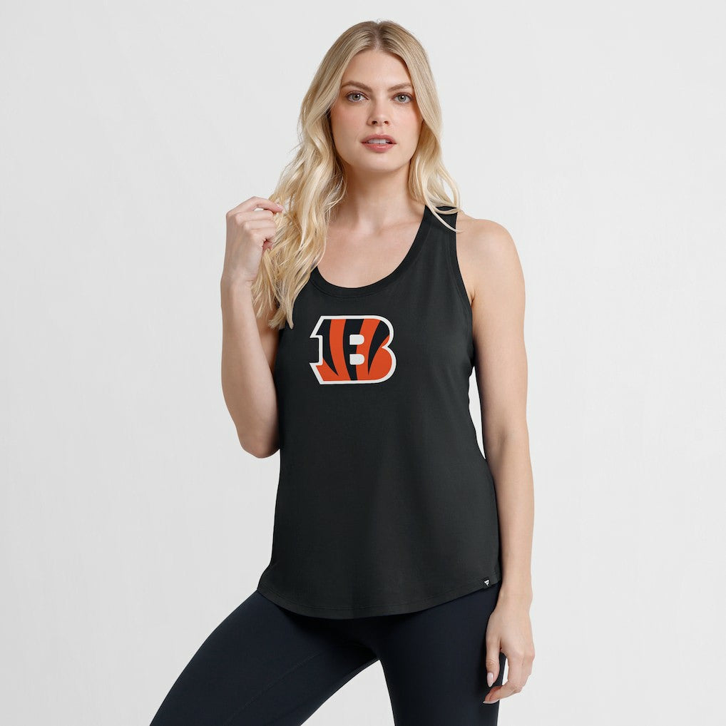 Cincinnati Bengals Women's Iron Fan Tank Top Black - Fanatics