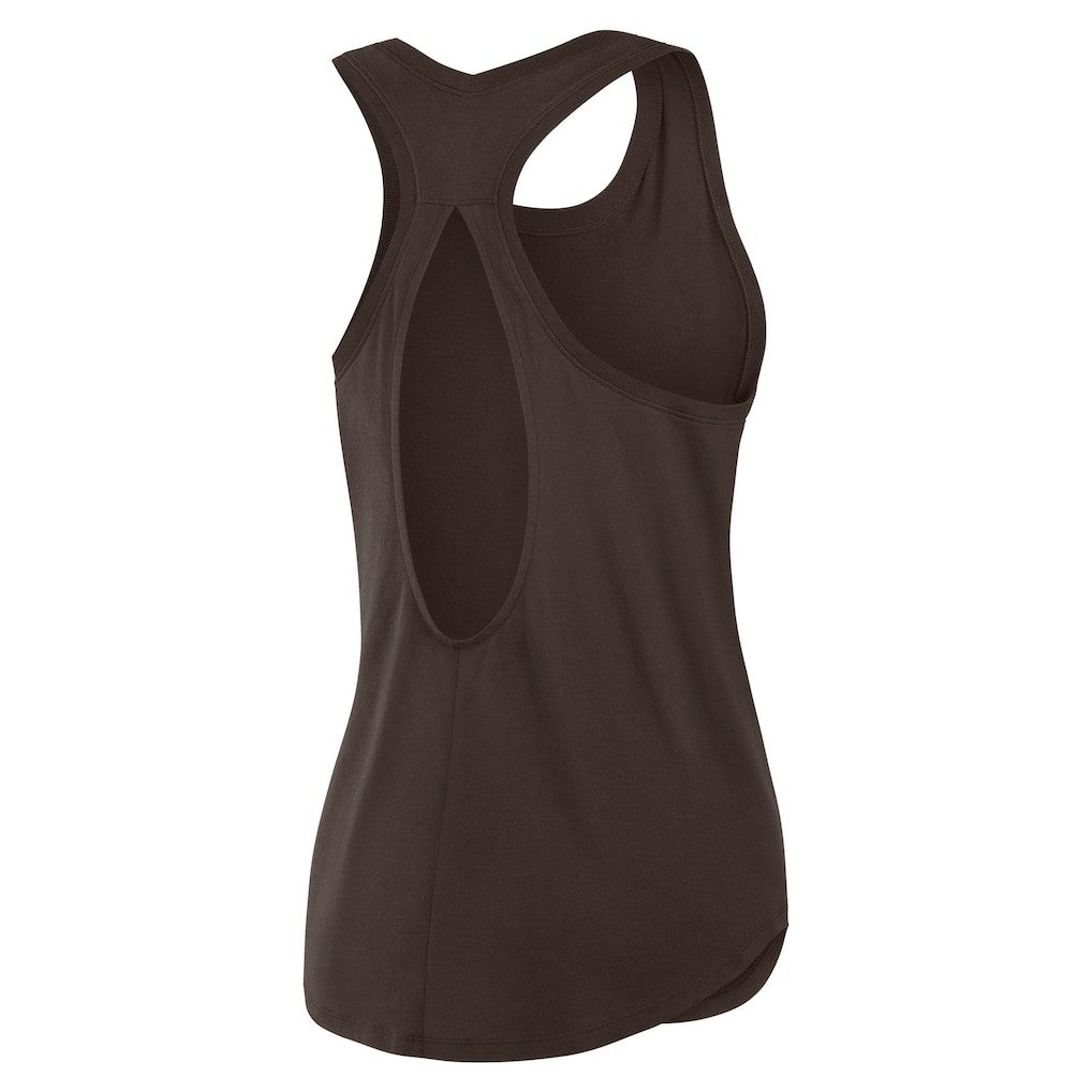 Cleveland Browns Women's Iron Fan Tank Top Brown - Fanatics