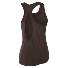 Cleveland Browns Women's Iron Fan Tank Top Brown - Fanatics
