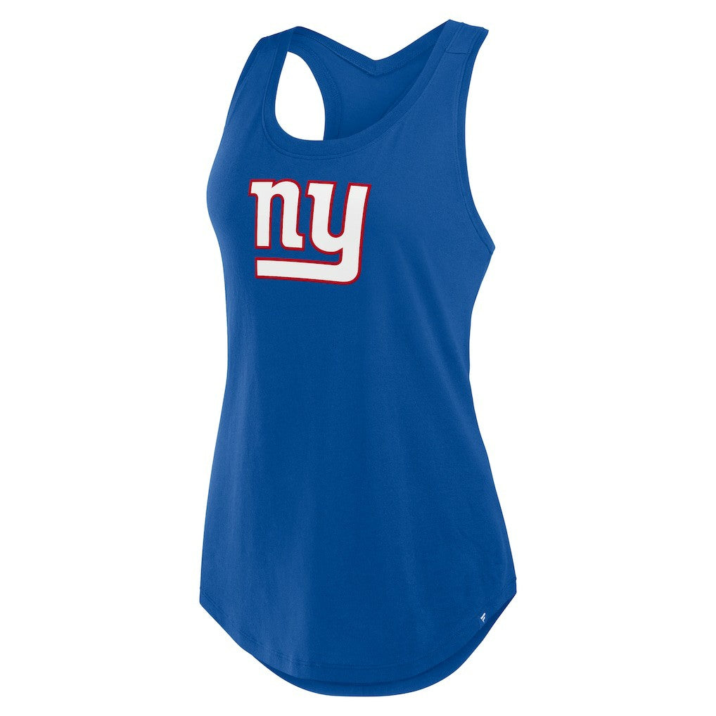 New York Giants Women's Iron Fan Tank Top Royal - Fanatics