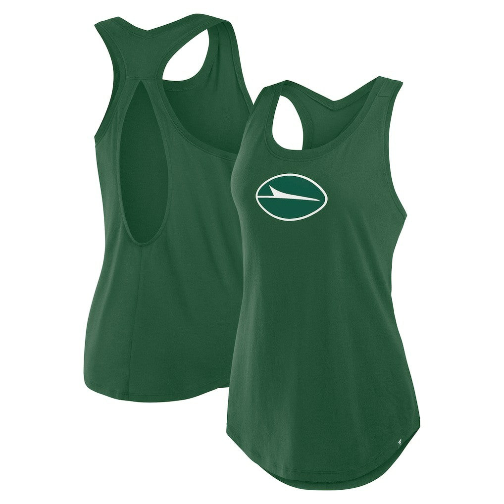 New York Jets Women's Iron Fan Tank Top Green - Fanatics