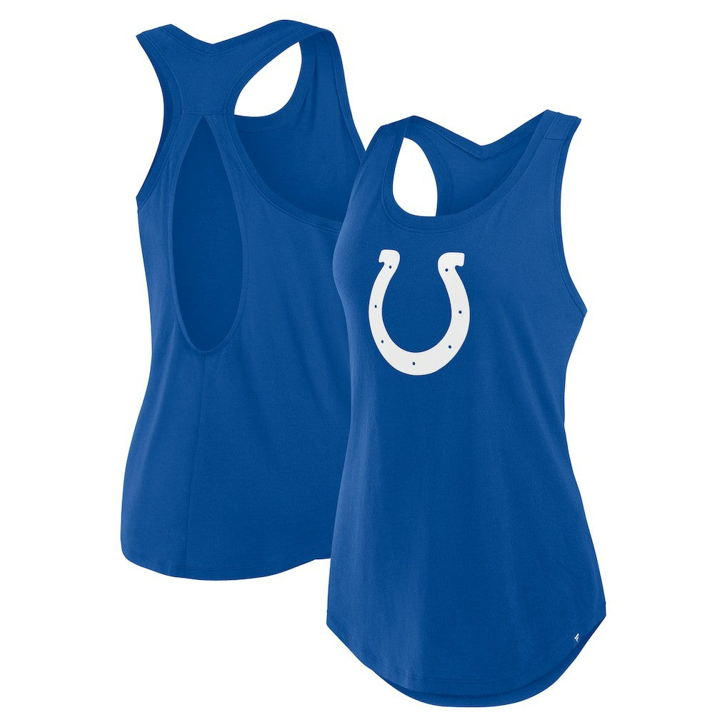 Indianapolis Colts Women's Iron Fan Tank Top Royal - Fanatics
