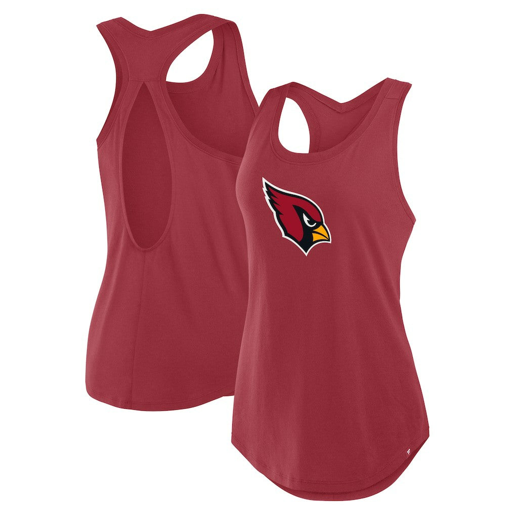 Arizona Cardinals Women's Iron Fan Tank Top Cardinal - Fanatics