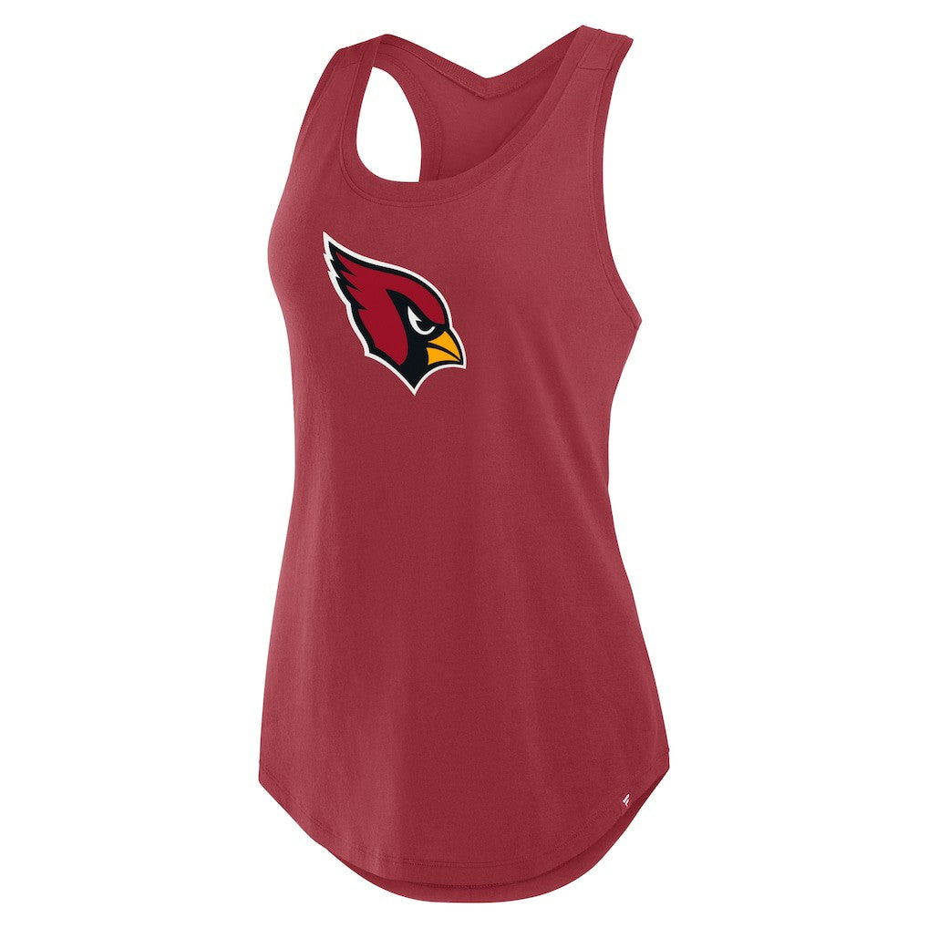 Arizona Cardinals Women's Iron Fan Tank Top Cardinal - Fanatics
