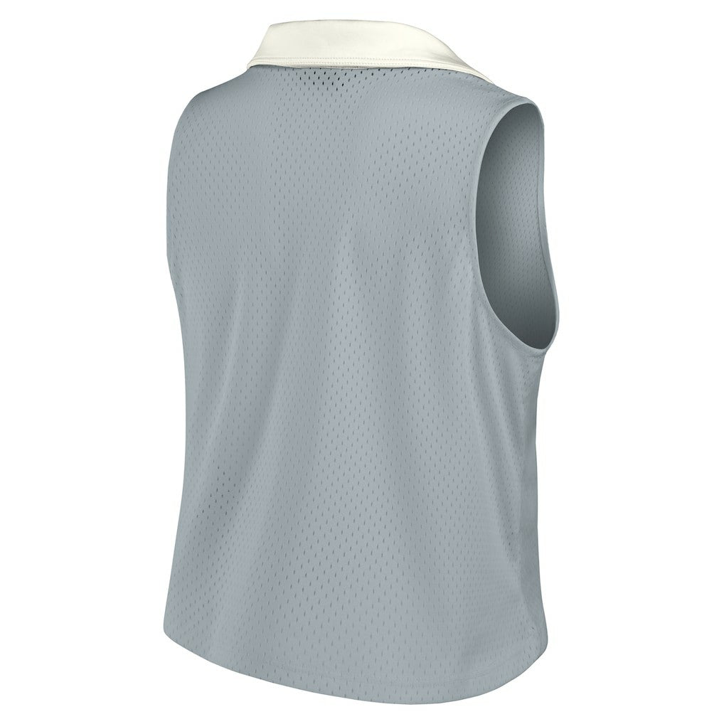 Philadelphia Eagles Women's Studio Wellness V-Neck Tank Top Gray - Fanatics