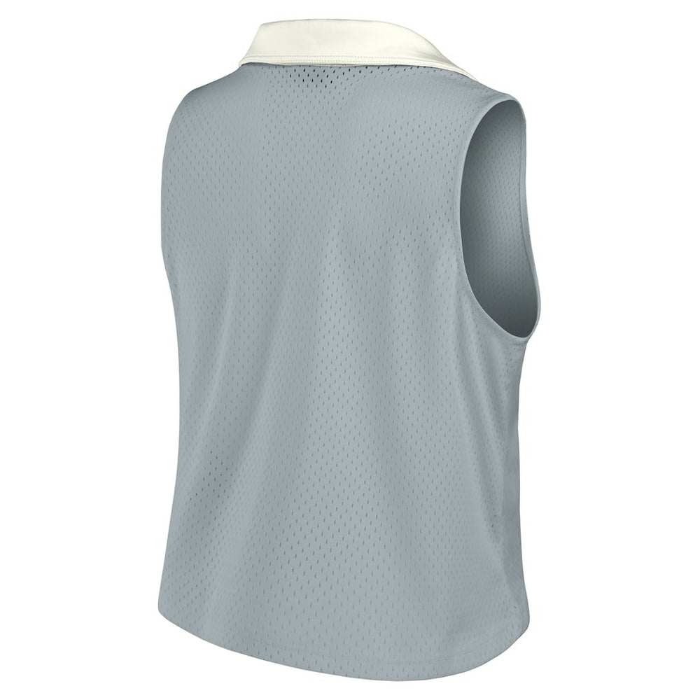 Philadelphia Eagles Women's Studio Wellness V-Neck Tank Top Gray - Fanatics