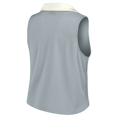 Philadelphia Eagles Women's Studio Wellness V-Neck Tank Top Gray - Fanatics