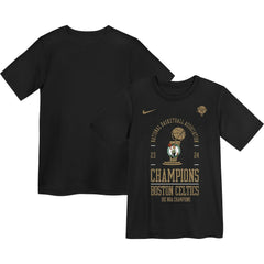 Nike - Boston Celtics Preschool 18-Time NBA Finals Champions Locker Room T-Shirt - Black