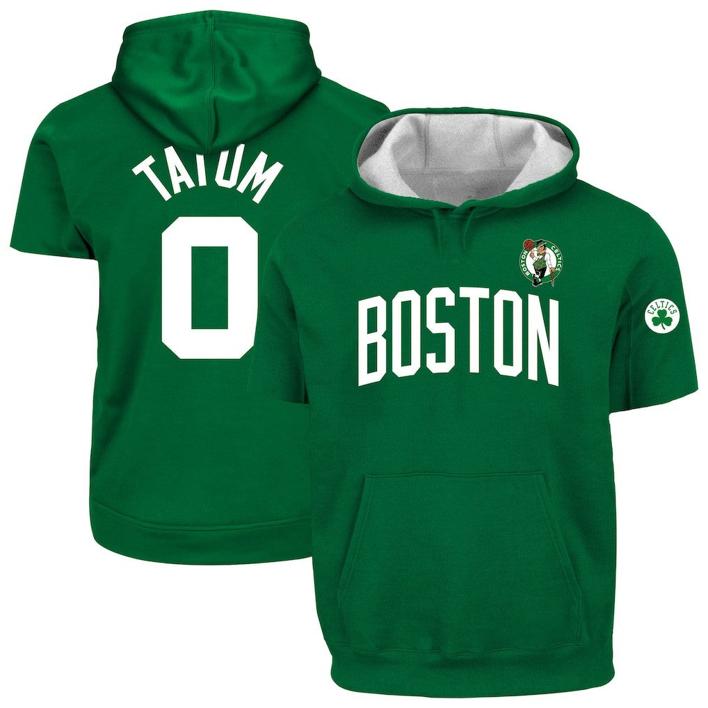 Fanatics - Jayson Tatum Boston Celtics Big & Tall Short Sleeve Hoodie - Kelly Green