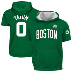 Fanatics - Jayson Tatum Boston Celtics Big & Tall Short Sleeve Hoodie - Kelly Green