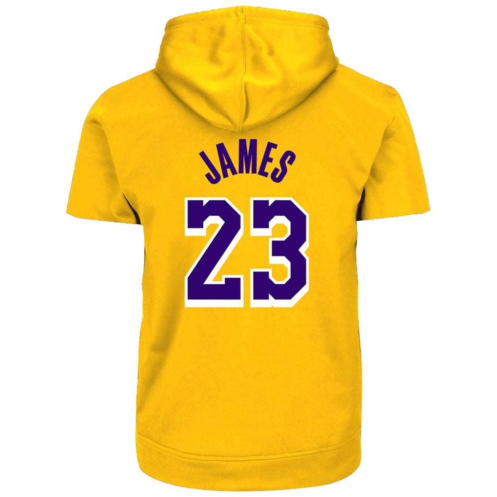 Fanatics - LeBron James Los Angeles Lakers Big & Tall Short Sleeve Hoodie - Gold