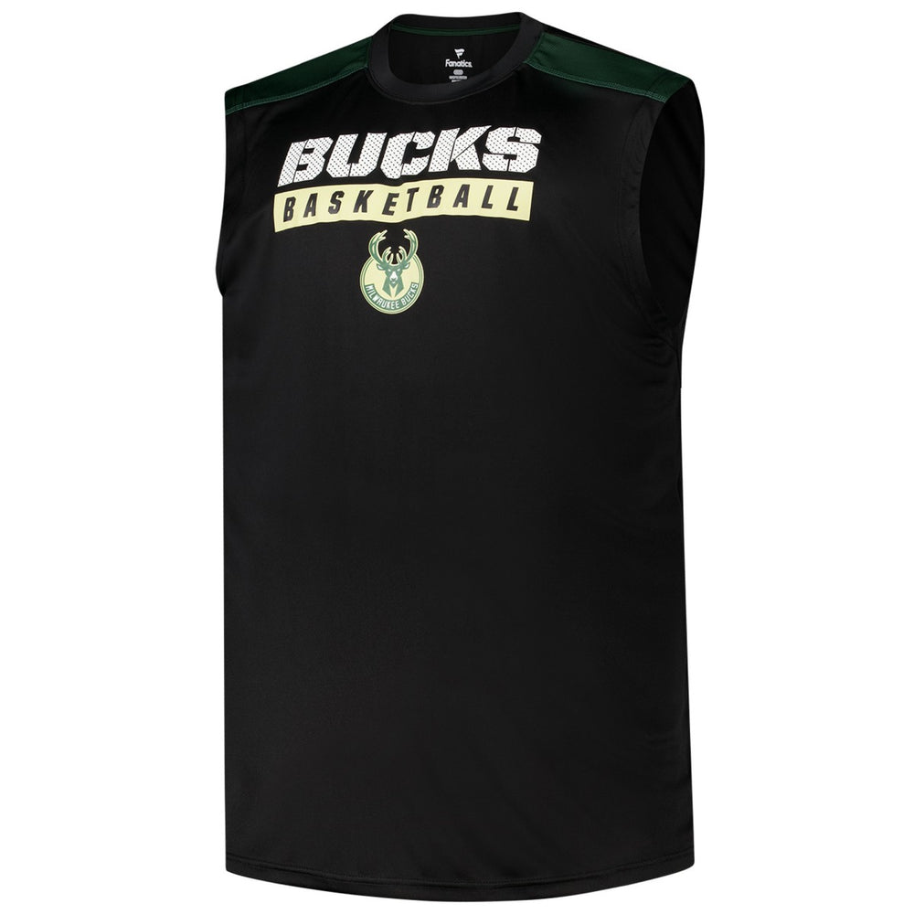 NBA - Giannis Antetokounmpo Milwaukee Bucks Profile Big & Tall Player Muscle Tank - Black
