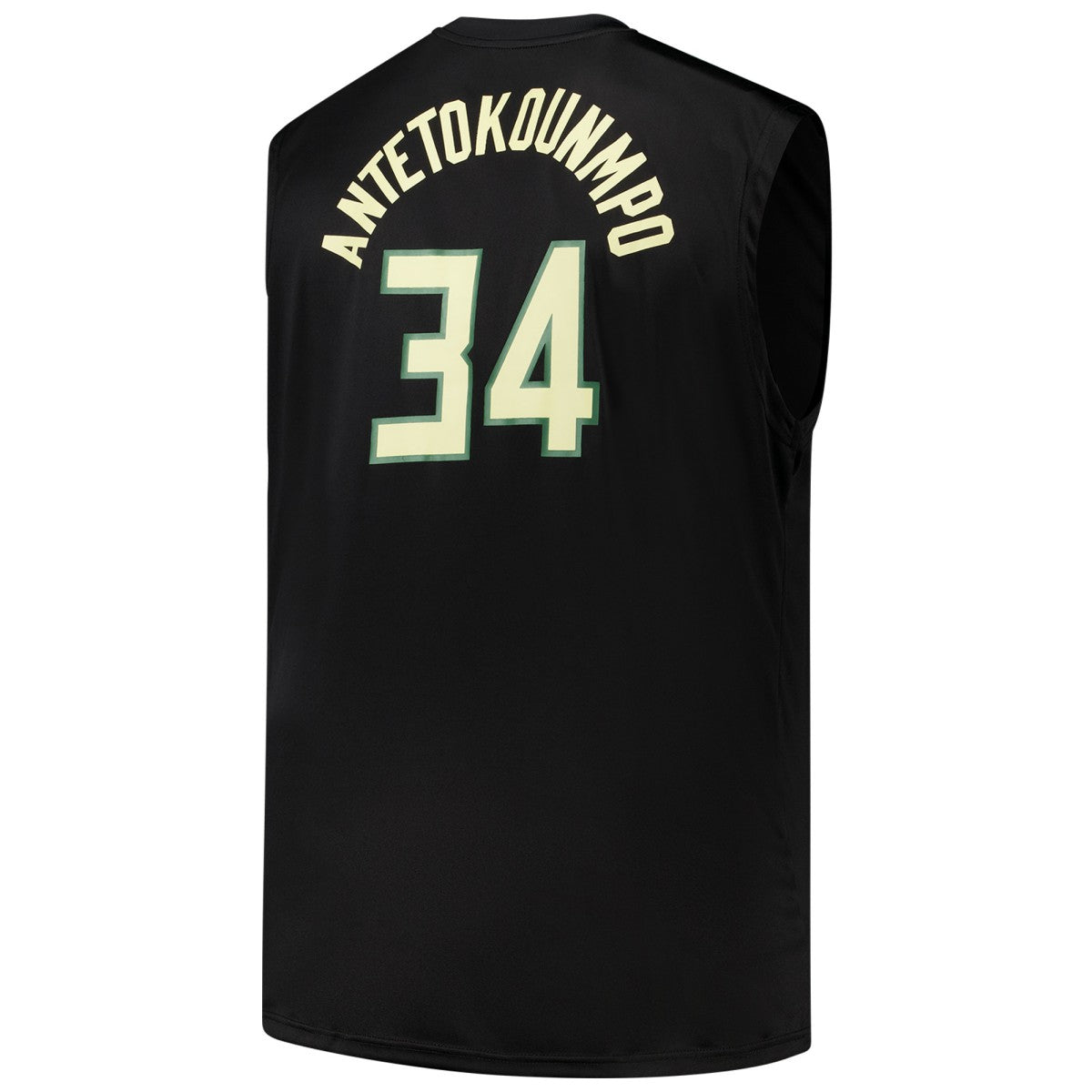 NBA - Giannis Antetokounmpo Milwaukee Bucks Profile Big & Tall Player Muscle Tank - Black