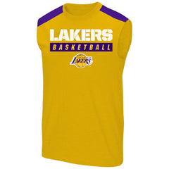 NBA - LeBron James Los Angeles Lakers Profile Big & Tall Player Muscle Tank - Gold