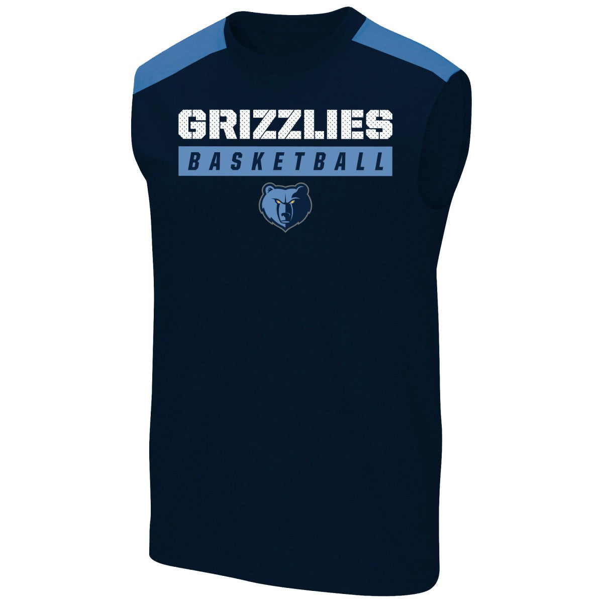 NBA - Ja Morant Memphis Grizzlies Profile Big & Tall Player Muscle Tank - Navy