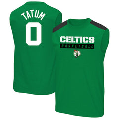 NBA - Jayson Tatum Boston Celtics Profile Big & Tall Player Muscle Tank - Kelly Green