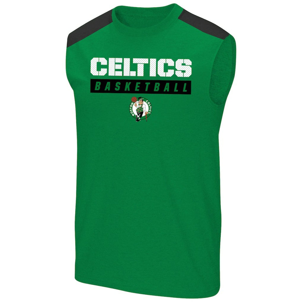 NBA - Jayson Tatum Boston Celtics Profile Big & Tall Player Muscle Tank - Kelly Green