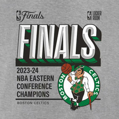 Fanatics - Boston Celtics 2024 Eastern Conference Champions Locker Room Big & Tall T-Shirt - Heather Gray