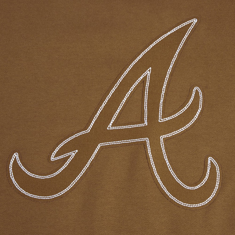 Atlanta Braves Pro Standard Paint The City Dropped Shoulder Pullover Sweatshirt Near Me