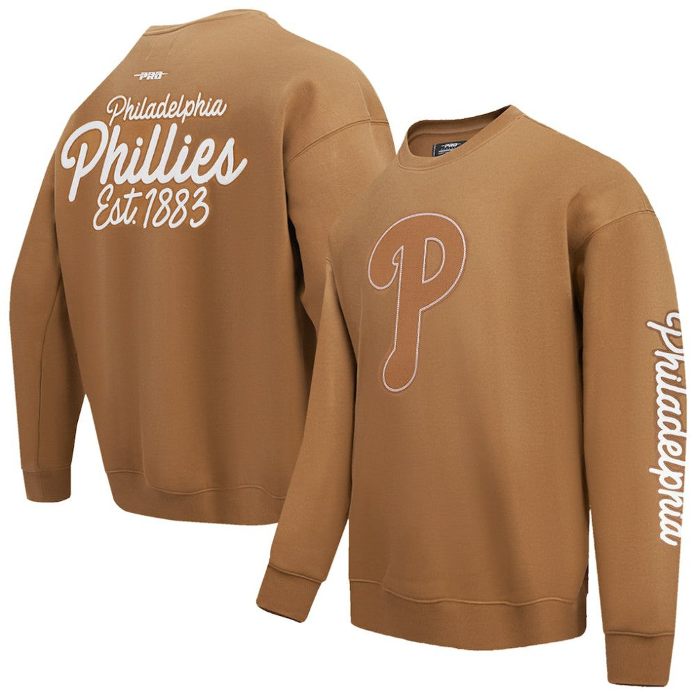 Philadelphia Phillies Pro Standard Paint The City Dropped Shoulder Pullover Sweatshirt discount