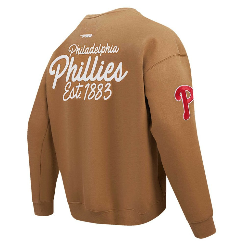Philadelphia Phillies Pro Standard Paint The City Dropped Shoulder Pullover Sweatshirt discount