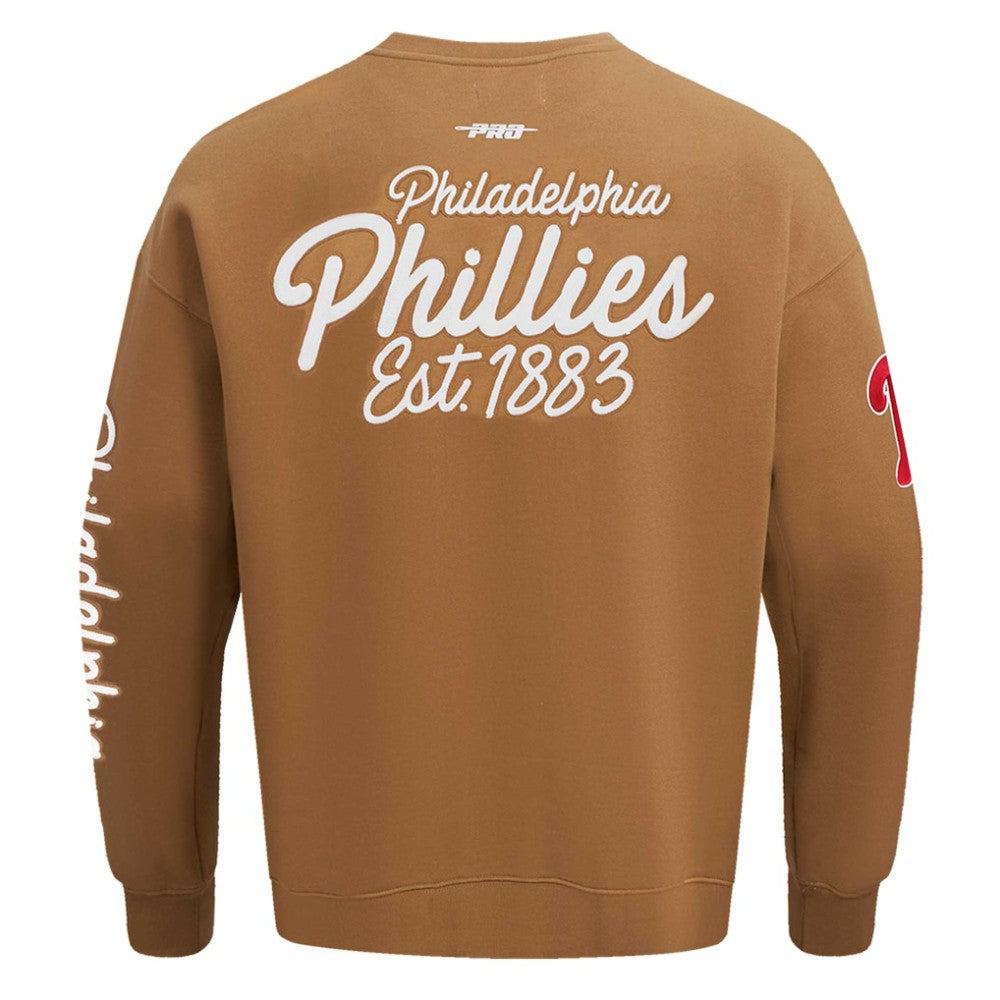 Philadelphia Phillies Pro Standard Paint The City Dropped Shoulder Pullover Sweatshirt discount