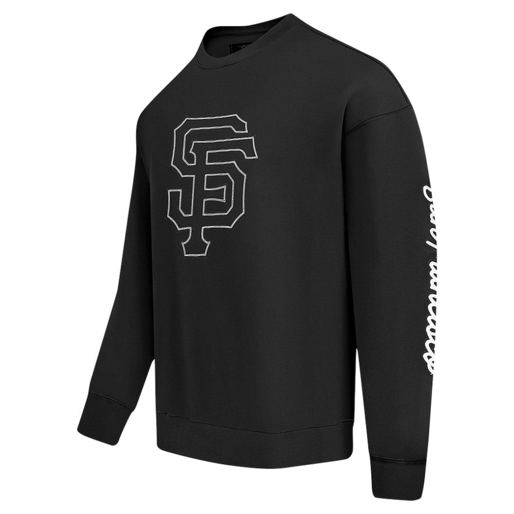 San Francisco Giants Pro Standard Paint The City Dropped Shoulder Pullover Sweatshirt Lifestyle