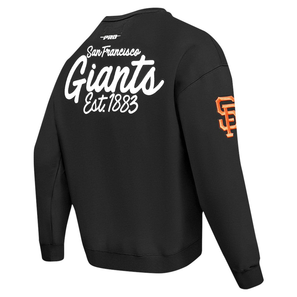 San Francisco Giants Pro Standard Paint The City Dropped Shoulder Pullover Sweatshirt Lifestyle