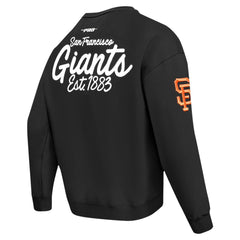 San Francisco Giants Pro Standard Paint The City Dropped Shoulder Pullover Sweatshirt Lifestyle