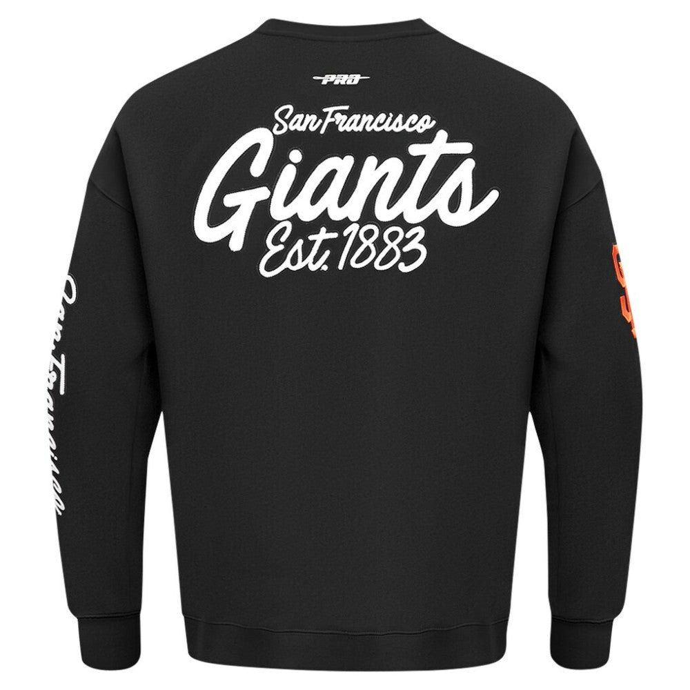 San Francisco Giants Pro Standard Paint The City Dropped Shoulder Pullover Sweatshirt Lifestyle