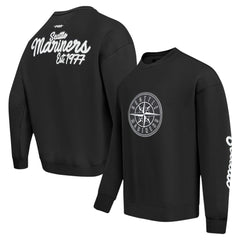 Seattle Mariners Pro Standard Paint The City Dropped Shoulder Pullover Sweatshirt for sale